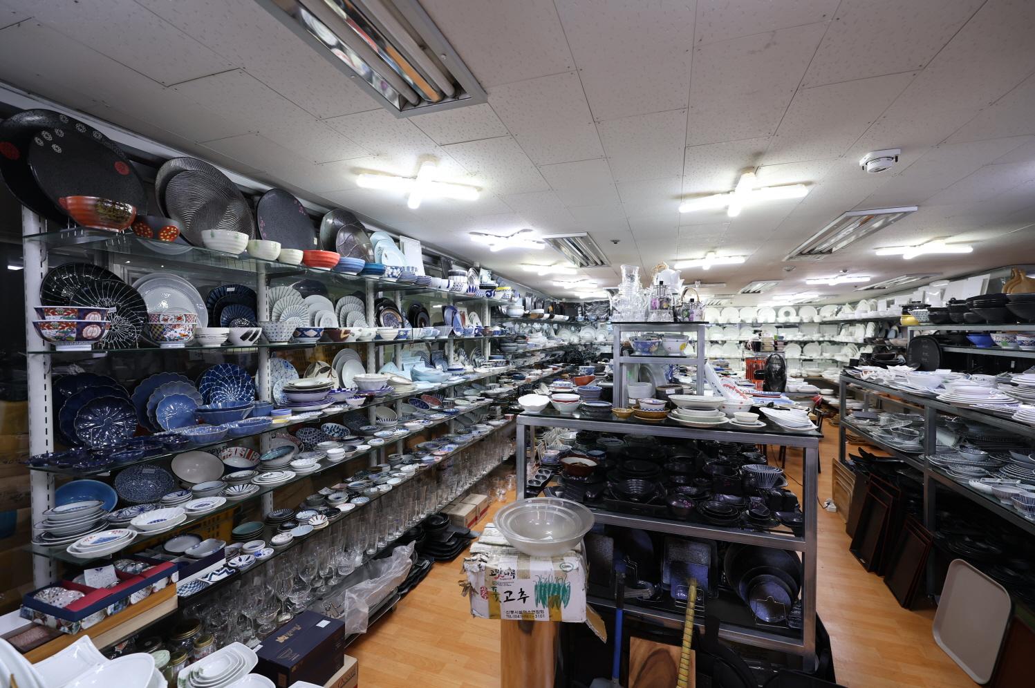 명성종합 주방 전시장 내부1