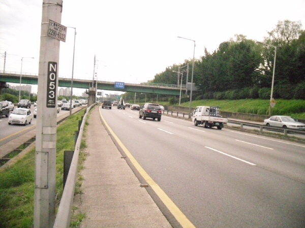 동부간선도로(상계방향) 성동교 지난 680M 사진