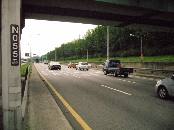 동부간선도로(상계방향) 장안철교 사진
