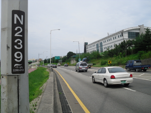동부간선도로(상계방향) 중랑교 지난 770M 사진