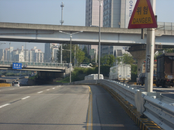 동부간선도로(상계방향) 이화교 지난 1,520M 사진