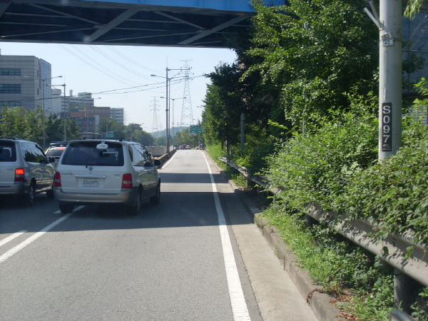 동부간선도로(성수방향) 노원지하차도 시점 사진
