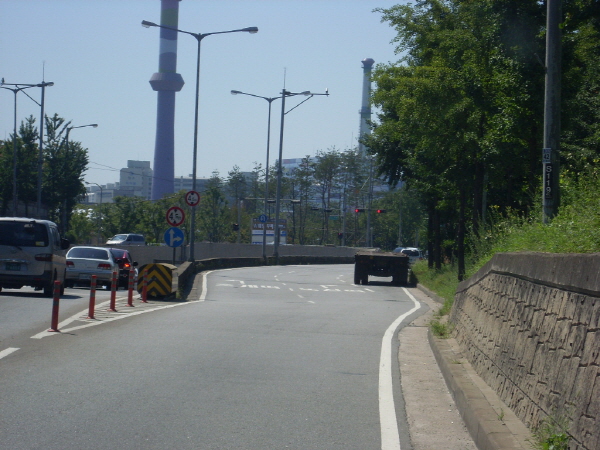 동부간선도로(성수방향) 마들지하시점 사진