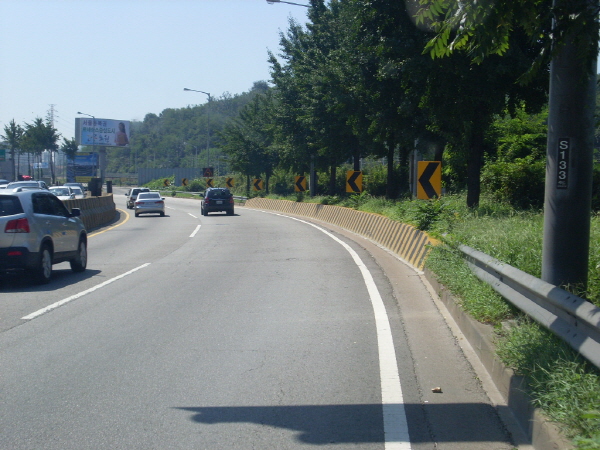 동부간선도로(성수방향) 마들지하종점 지난 265M 사진