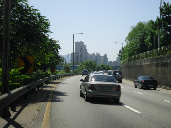 동부간선도로(성수방향) 한천교 지난 10M 사진