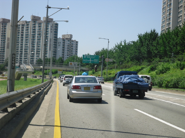 동부간선도로(성수방향)이화교 지난 235M 사진