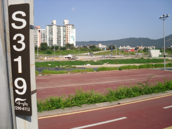 동부간선도로(성수방향)중랑교 지난 790M 사진