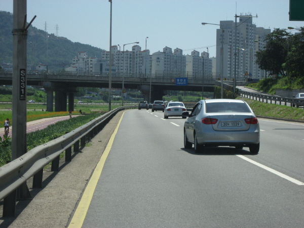 동부간선도로(성수방향)중랑교 지난 1,265M 사진