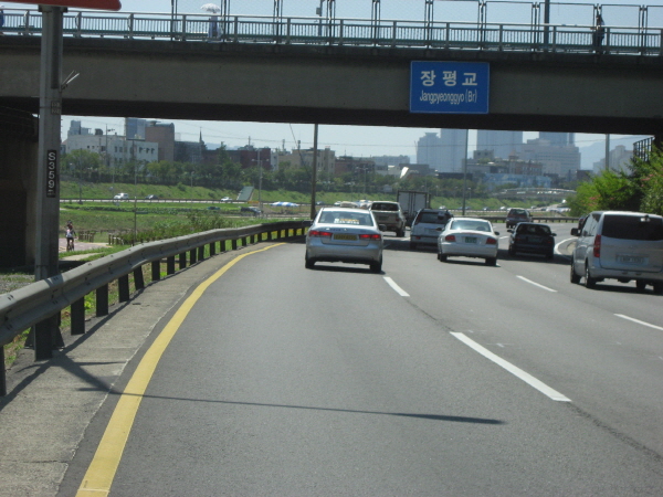 동부간선도로(성수방향)장평교 사진
