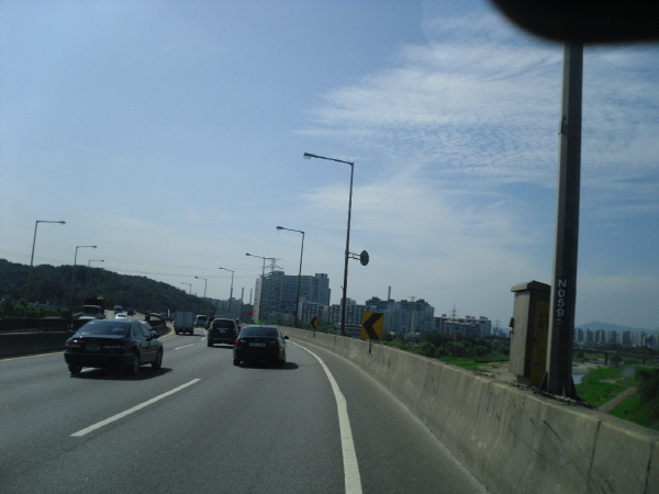 동부간선도로(장지방향) 탄천고가시점 지난 925M 사진