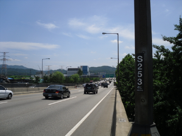 동부간선도로(장지방향) 탄천고가종점 사진