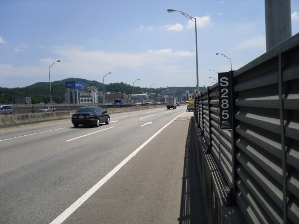 동부간선도로(장지방향) 장지진입램프 사진