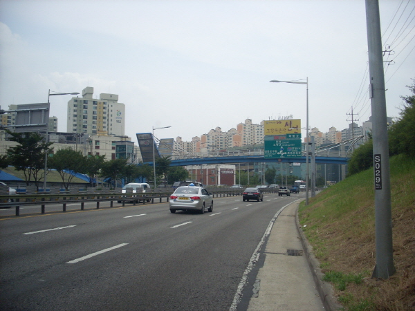 서부간선도로(시흥방향) 양평교 지난 420M 사진