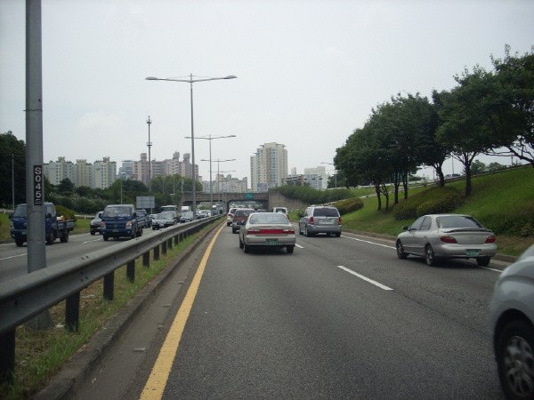 서부간선도로(시흥방향) 양평교 지난 840M 사진