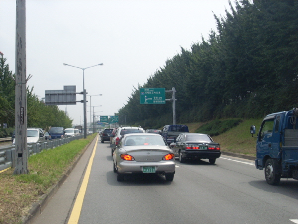 서부간선도로(시흥방향) 광명교 지난 340M 사진