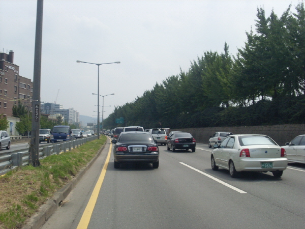 서부간선도로(시흥방향) 철산교 지난 255M 사진