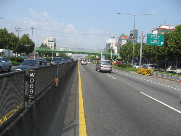 제물포길(인천방향) 경인1부지하차도 종점 지난 180M 사진